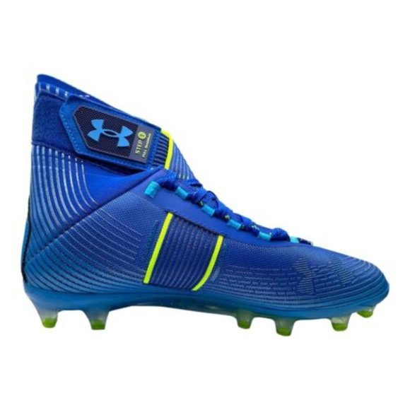 Under Armour Highlight MC High Mens Football Cleats Blue 3026577-400 NEW Sz 9 - Picture 2 of 5